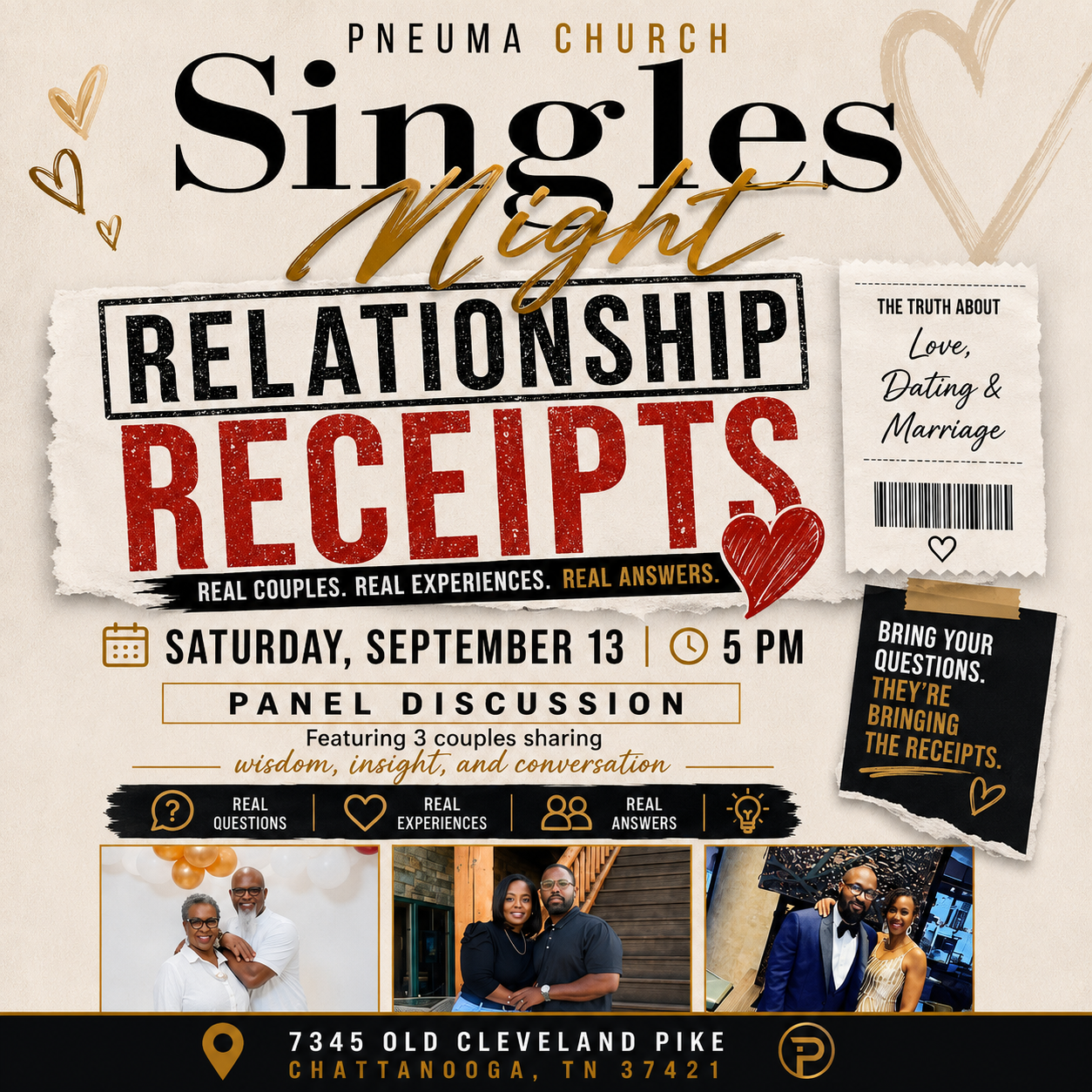 Singles Night: Relationship Receipts