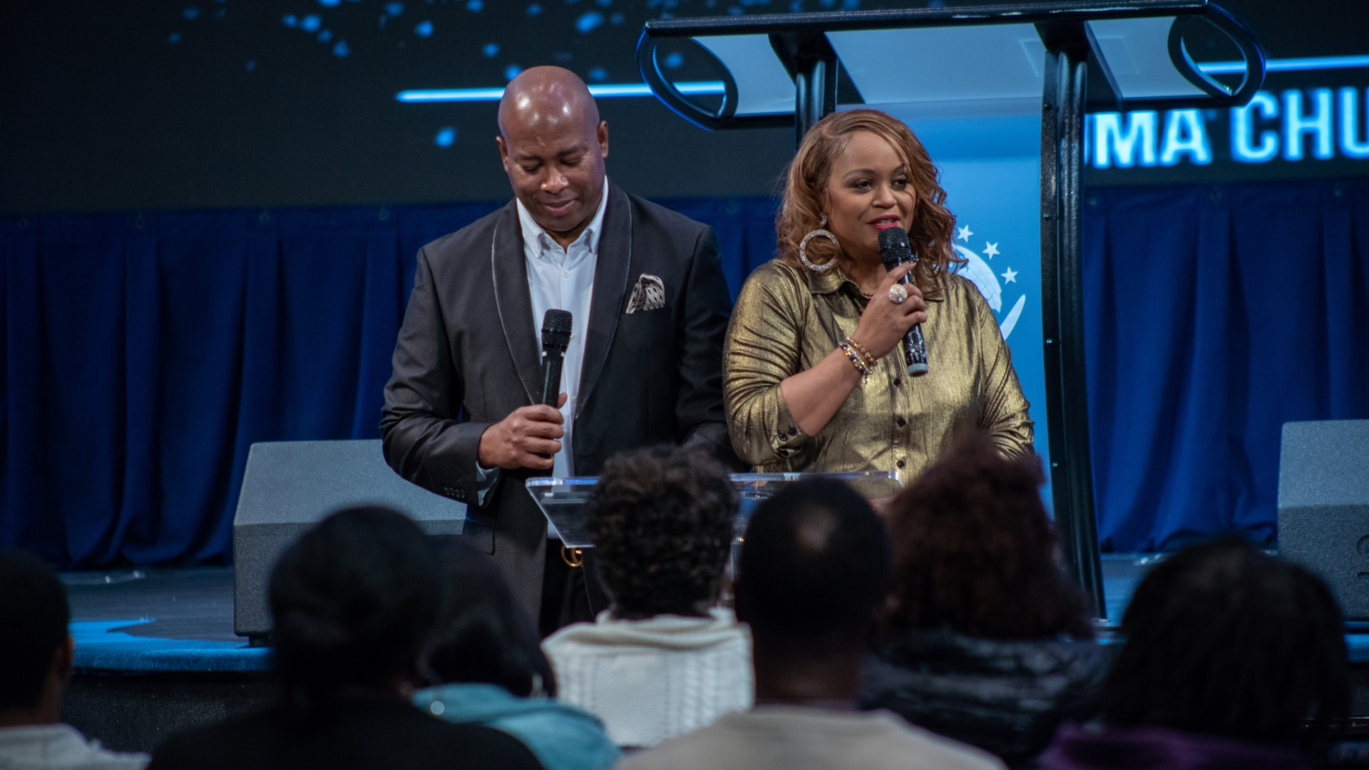 Pastors on stage at PNEUMA